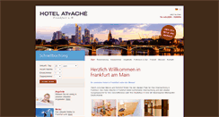 Desktop Screenshot of hotelattache.de